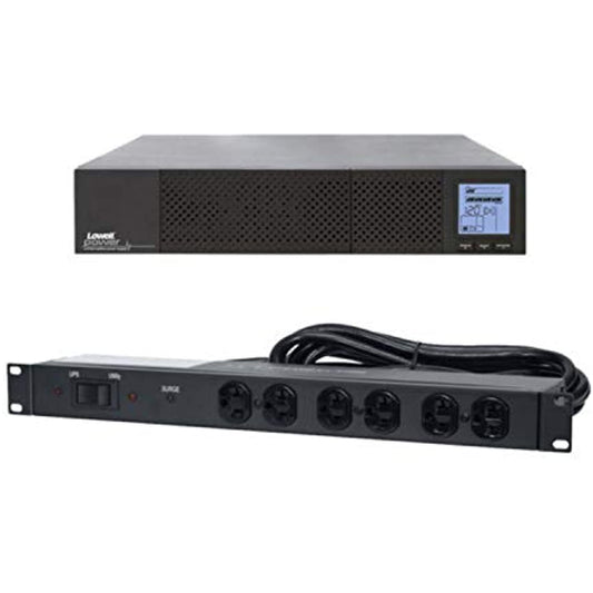 Lowell UPS8-2000-CD UPS and Bypass Bundle (UPS8-2000 with UPS-XBDM-20RCD)