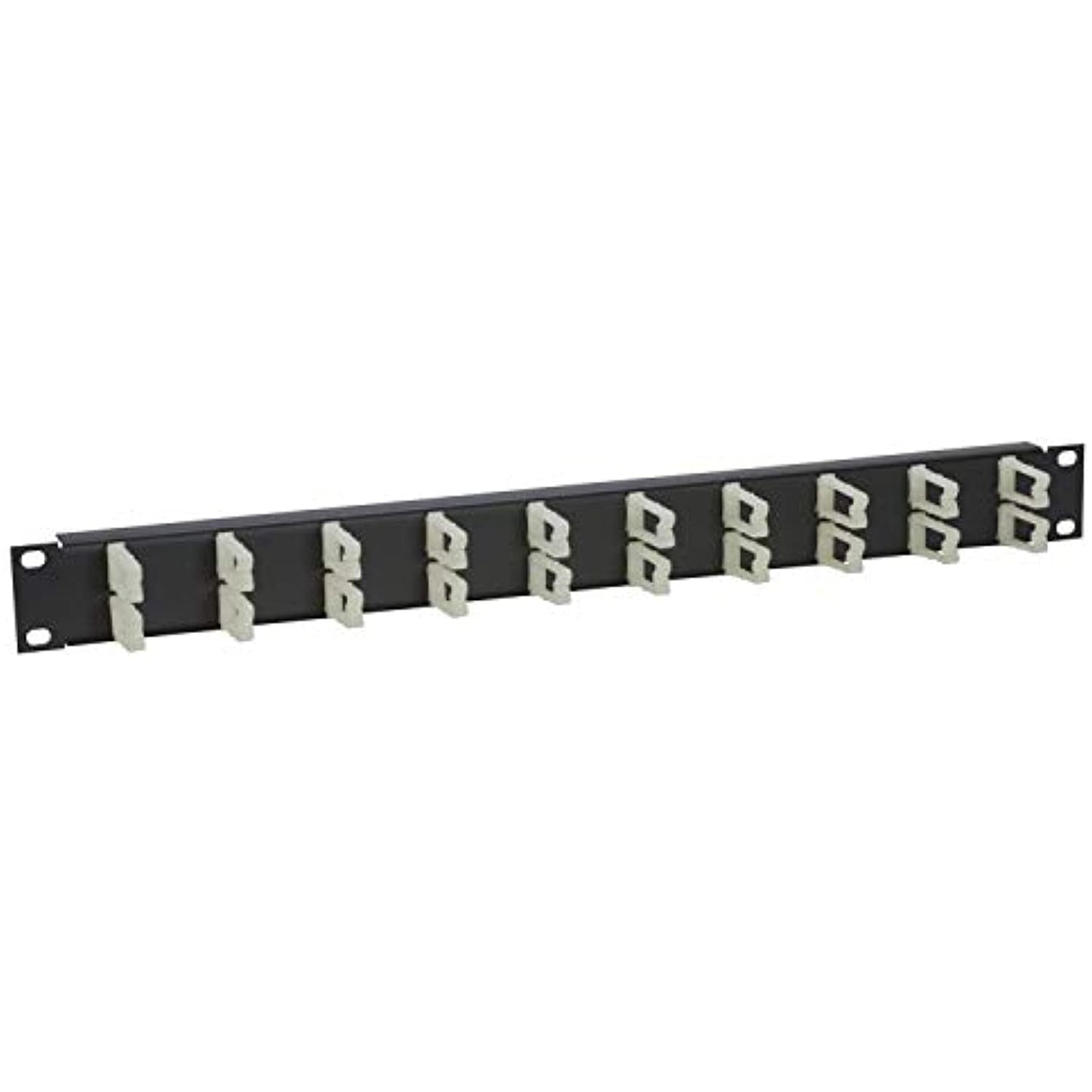 Lowell CMC-1HV 1U Cable Management Panel with Plastic Flex Wire Saddles