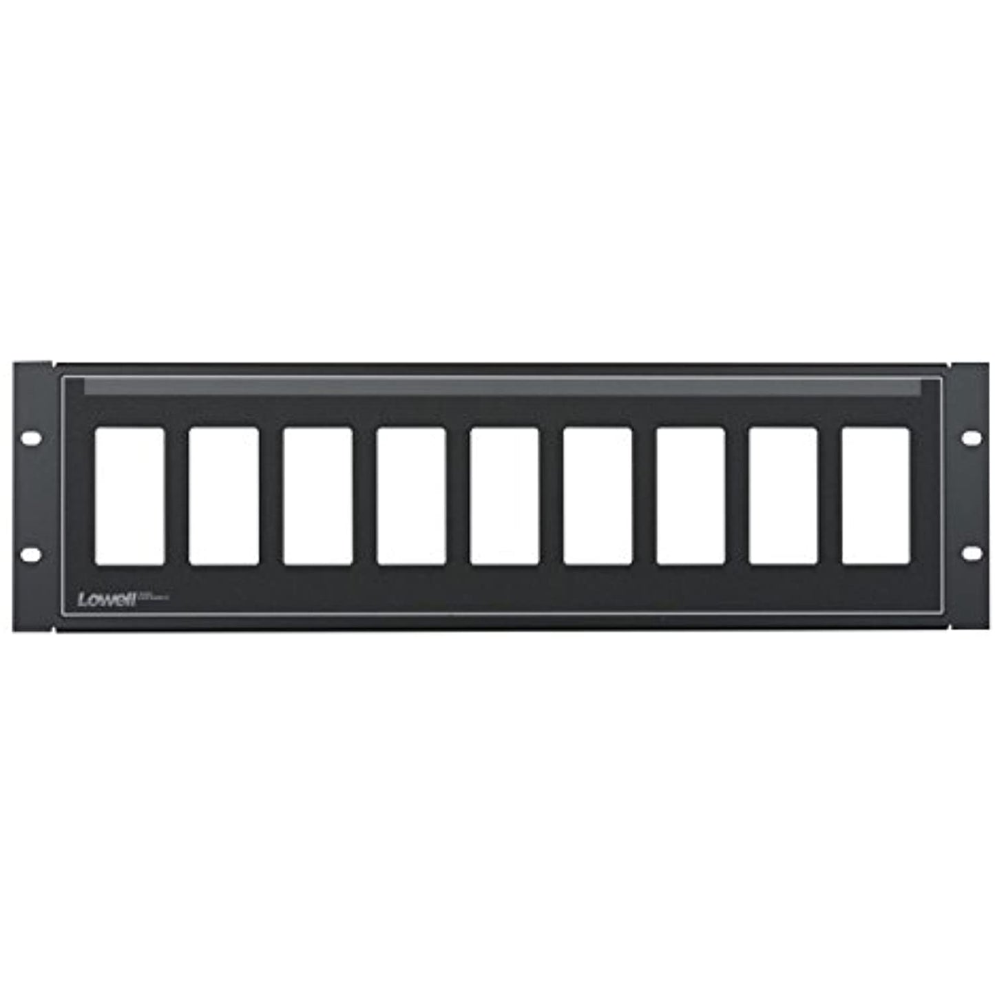 Lowell D9P-ID-3, Panel for Decorator Devices in Black