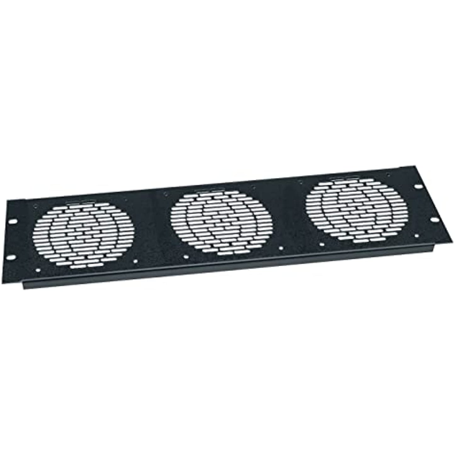 Fan Panel Accommodates: Three 4 1/2" Fans, Finish: Black Textured Powder Coat