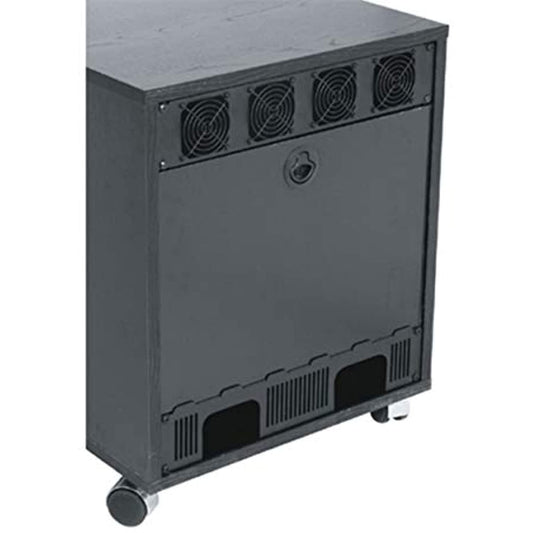 Middle Atlantic Rack Rear Access Panel - Rear - Black - 12U - 19"