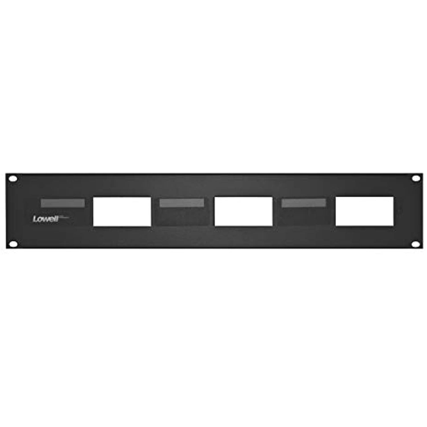 Lowell D3P-ID-2 2U Rackmount Panel for Decorator Devices