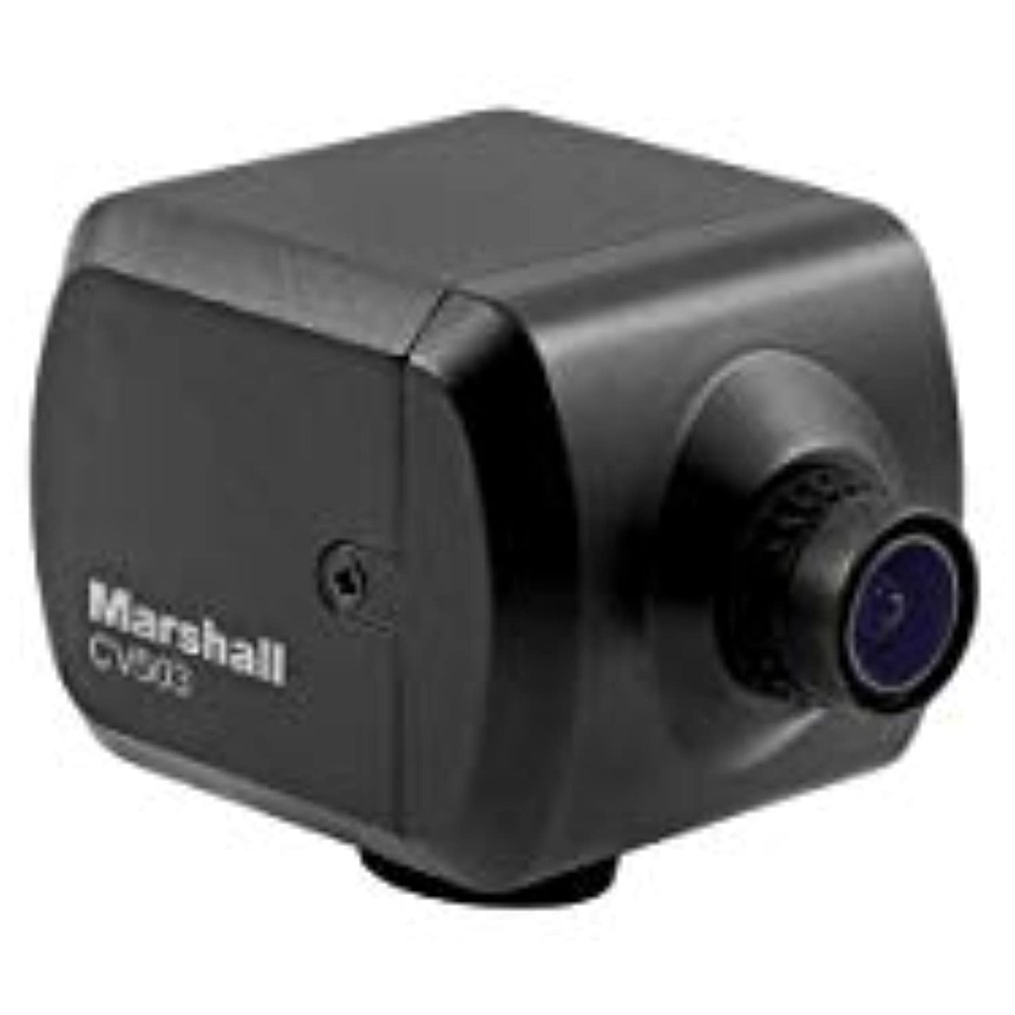 Marshall Electronics CV503 Full HD Miniature Camera with M12 Mount and Interchangeable 3.6mm Lens (72 AOV), 1920x1080p at 60 fps, 3G/HD-SDI Output