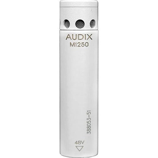 Audix M1250B Miniaturized Condenser Microphone Hypercardioid White