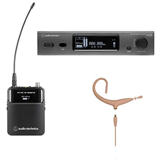 Audio-Technica ATW-3211N893XTH EE1 3000 Series Network Wireless MicroEarset System, EE1 530-590 MHz, Beige