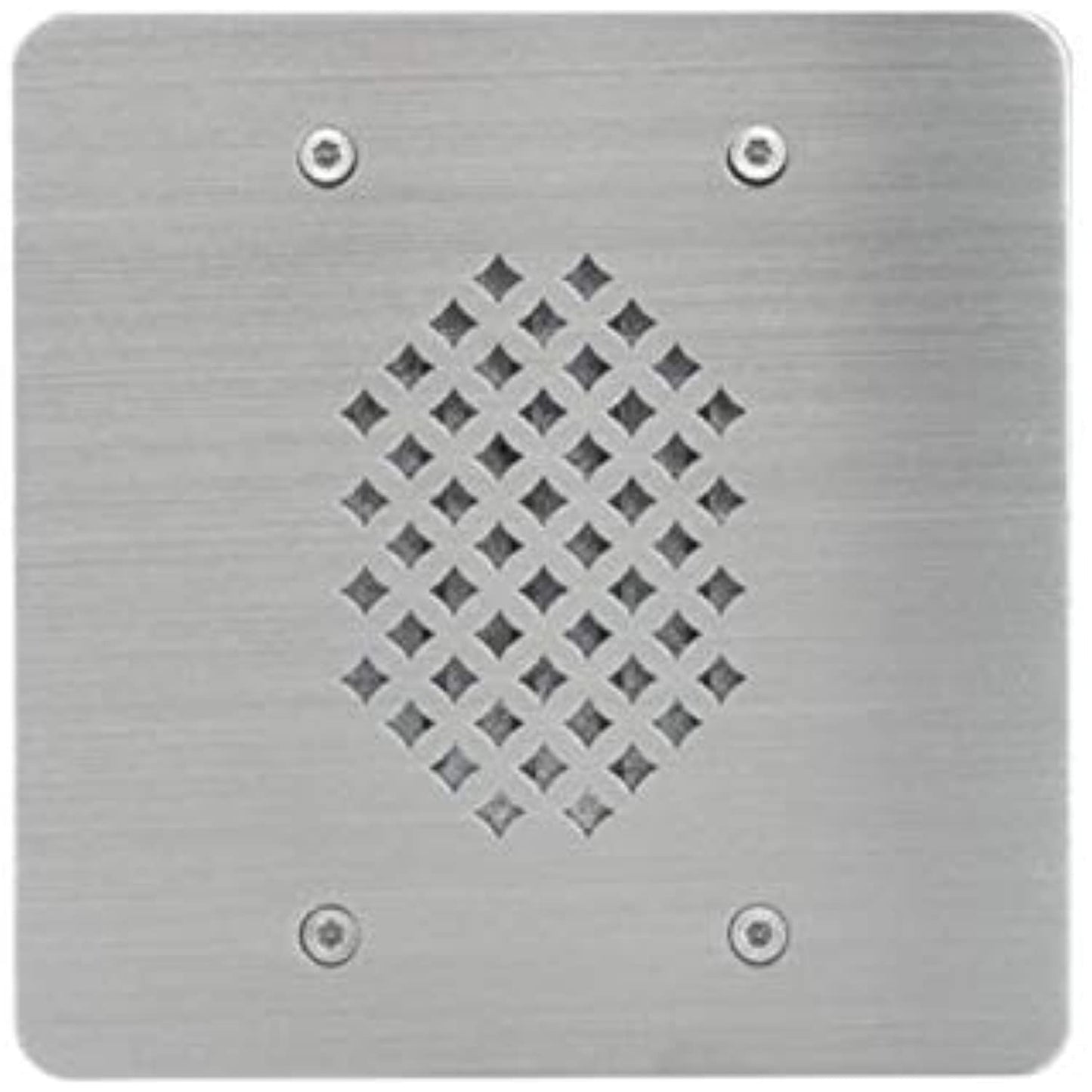 Lowell VRI-2G-45 Vandal-Resistant Intercom Station, 2-Gang, SS, 45 Ohm