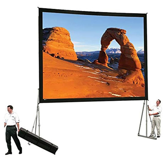 Da-Tex Fast Fold Heavy Duty Deluxe Complete Rear Projection Screen - 6' x 8' Size: 11'3" x 20'