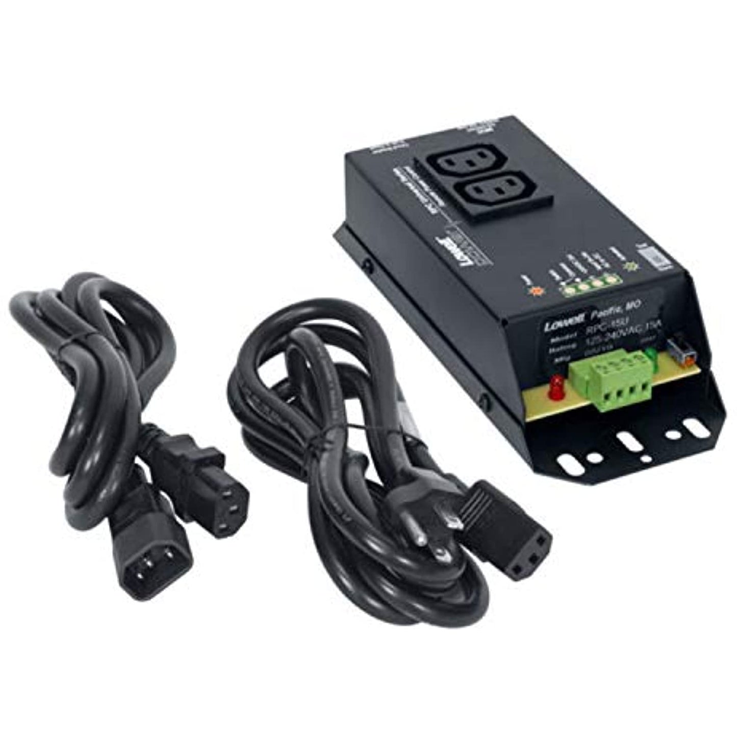 Lowell RPC-15U Classic Remote Power Control, 15A, 1 IEC C13 Duplex Outlet, 6-Foot Cord