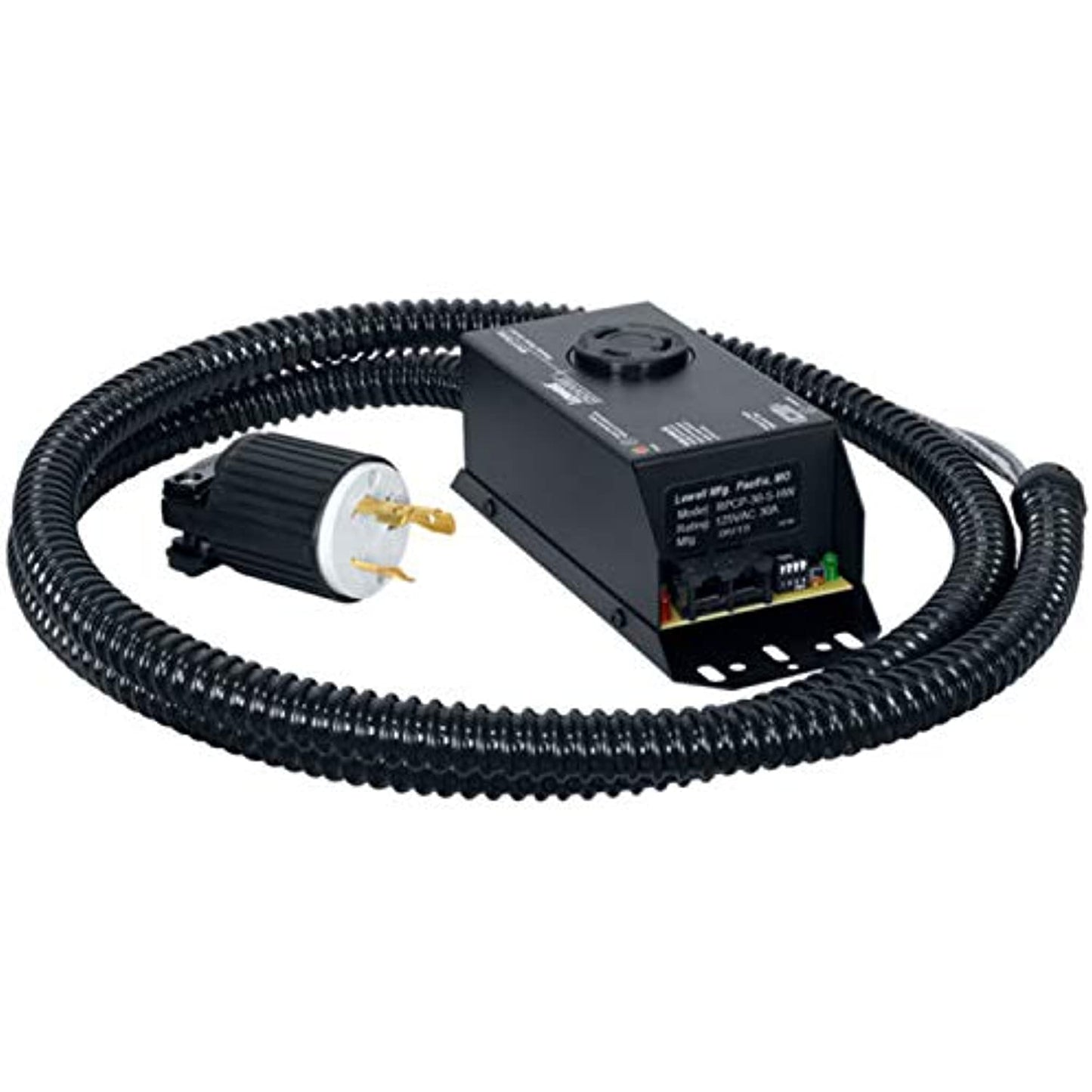 Lowell RPC-P30-SHW Pass-Through Remote Power Control, 30A, L6-20R Twistlock Outlet, Hardwired