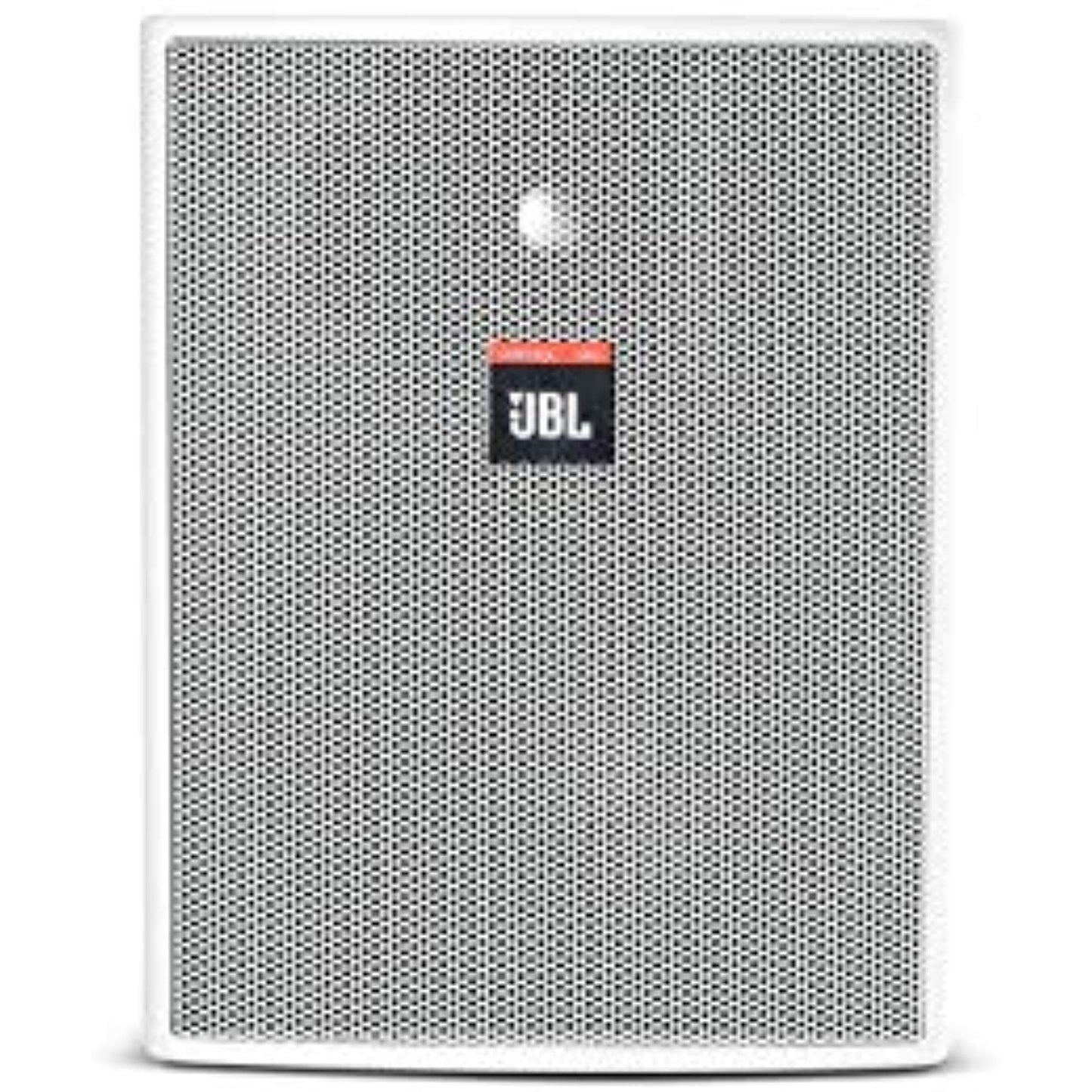 JBL Professional C25AV-LS-WH Compact Indoor Outdoor 5.25-Inch Life Safety Application Loudspeaker, White