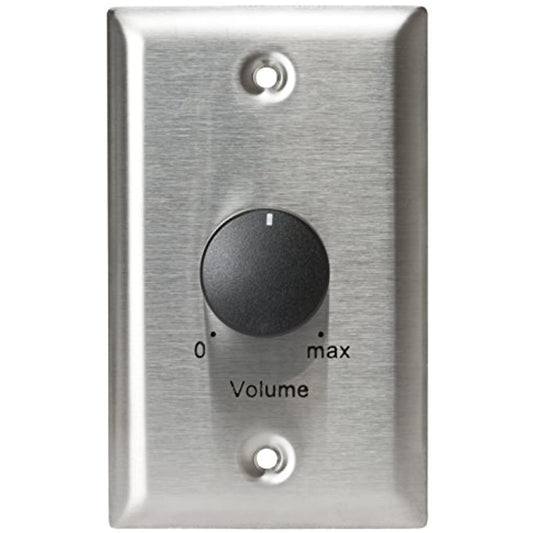 Lowell 50LVC 50 Watt 100/75/25 Volt Remote Volume Control (Stainless Steel)