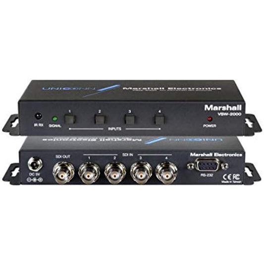 Marshall Electronics VSW-2000 Seamless 4x1 3G/HD/SD-SDI Switcher