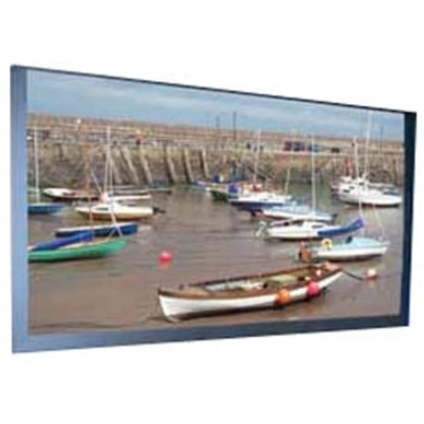 Onyx Matt White Fixed Frame Projection Screen Viewing Area: 133" diagonal