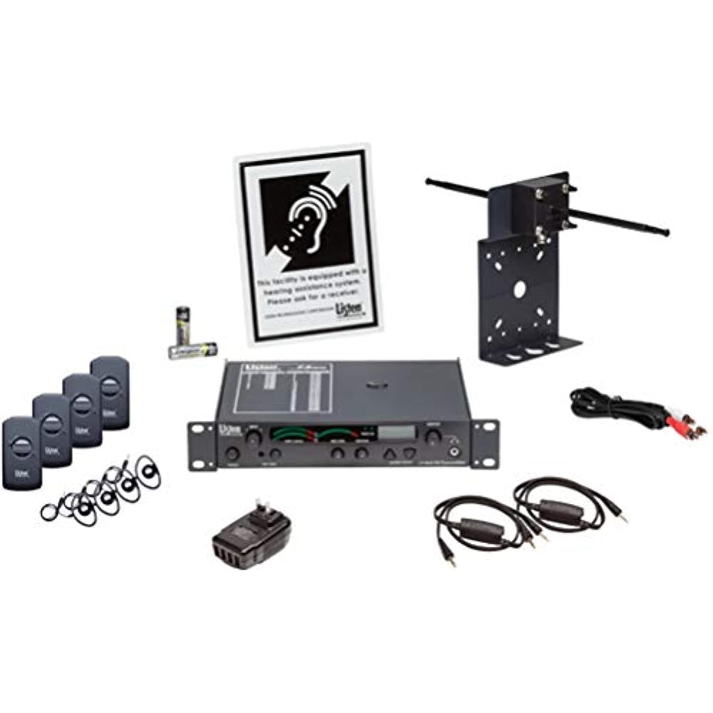 Listen Technologies LS-57-216 Listen iDSP Advanced Level II Stationary RF System (216 MHz), Perfect for Spaces with a Capacity of Up to 100 People