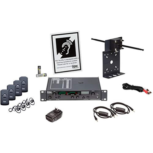 Listen Technologies LS-57-216 Listen iDSP Advanced Level II Stationary RF System (216 MHz), Perfect for Spaces with a Capacity of Up to 100 People