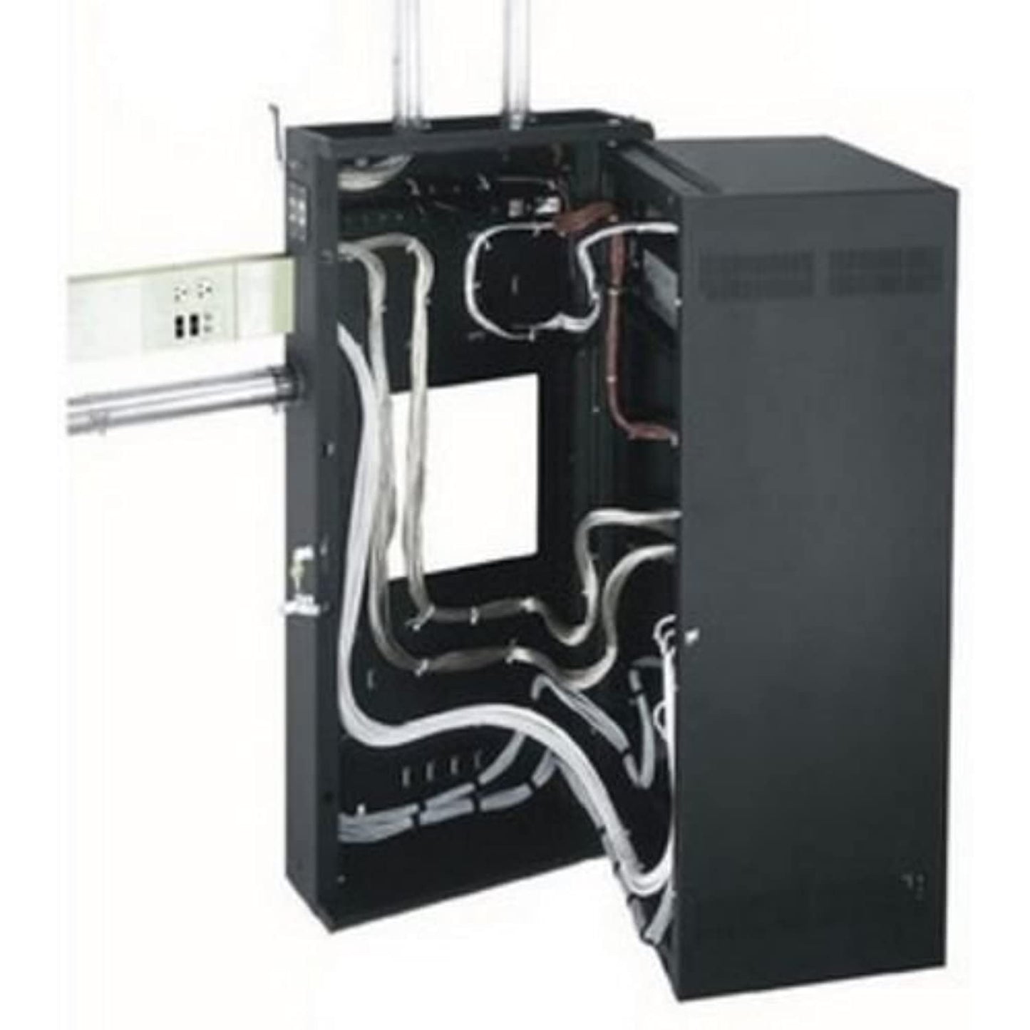 Middle Atlantic DWR Series Space Data Wall Rack with Plexi Door Depth: 24", Rack Spaces: 12U Spaces