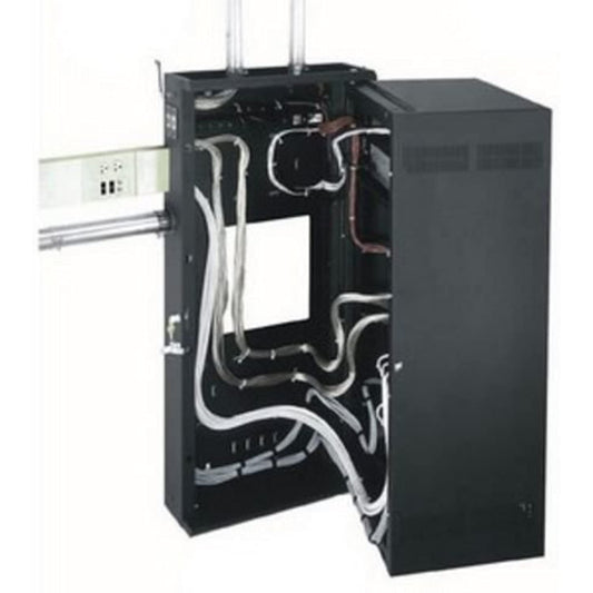 Middle Atlantic DWR Series Space Data Wall Rack with Plexi Door Depth: 24", Rack Spaces: 12U Spaces