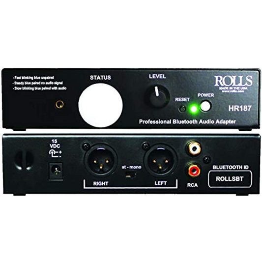 Rolls HR187 Stereo Professional Bluetooth Direct Box