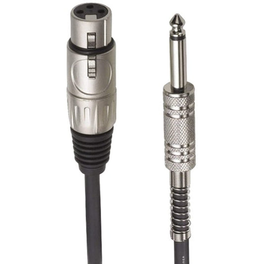 Audio-Technica AT8311 Hi-Z High Impedence XLR Female to 1/4" Male Value Microphone Cable, 25 Feet