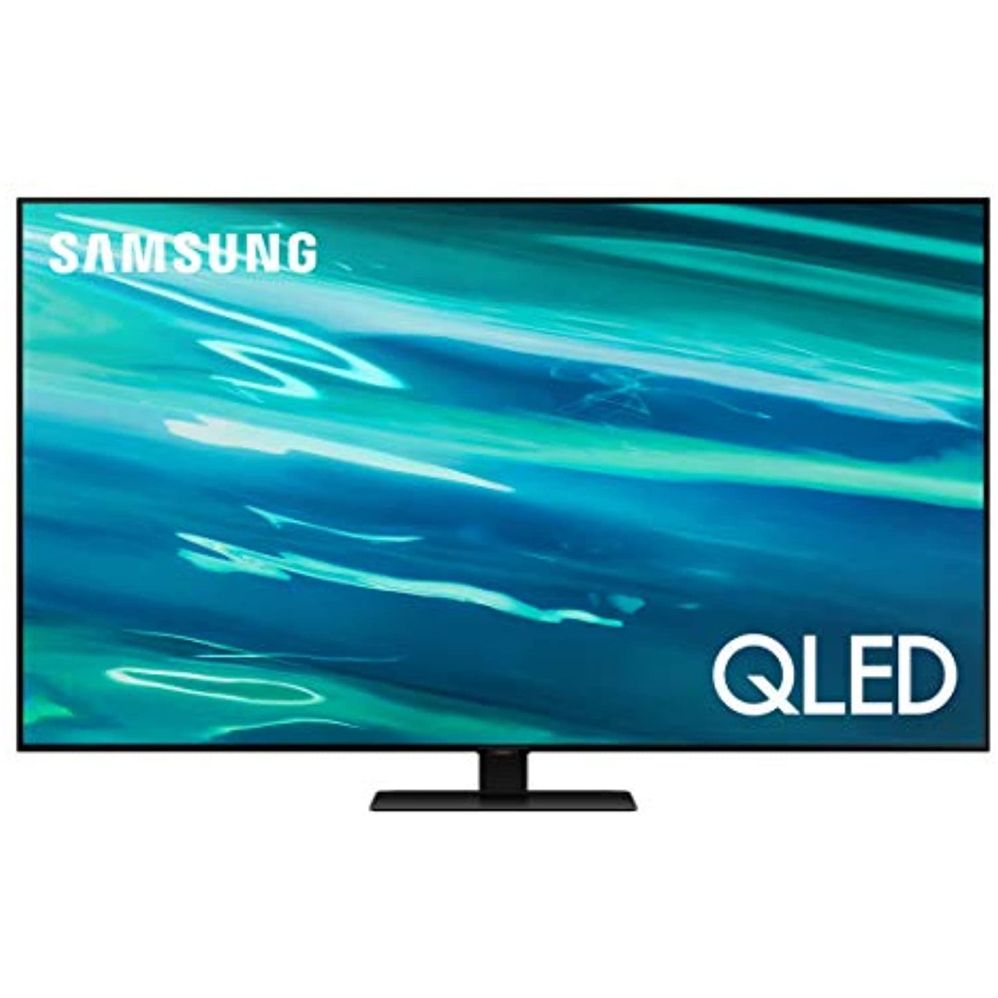 SAMSUNG 55-Inch Class QLED Q80A Series - 4K UHD Direct Full Array Quantum HDR 12x Smart TV with Alexa Built-in and 6 Speaker Object Tracking Sound - 60W, 2.2.2CH (QN55Q80AAFXZA, 2021 Model)