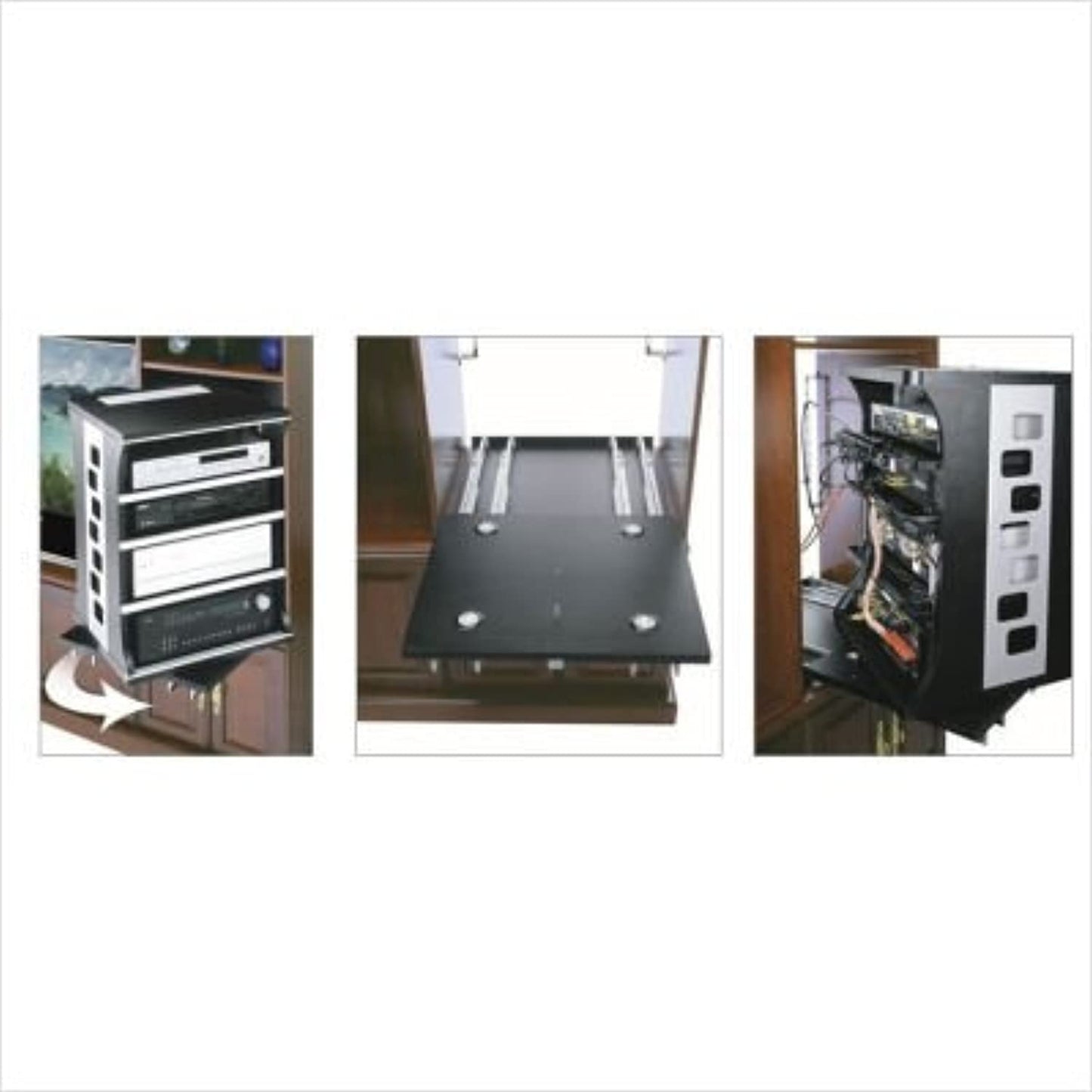 ASR-HD Series Slide Out and Rotating Shelving System Size: 60" H x 21" W x 19" D