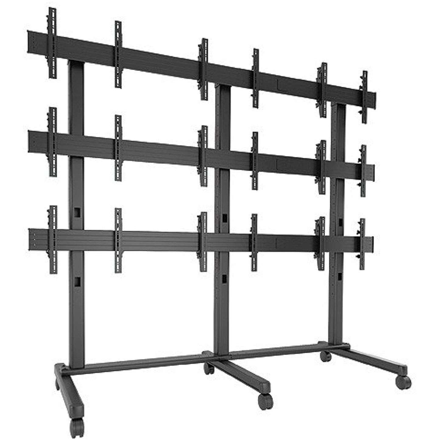 Fusion Micro-Adjustable Freestanding 9 Screen Video Wall