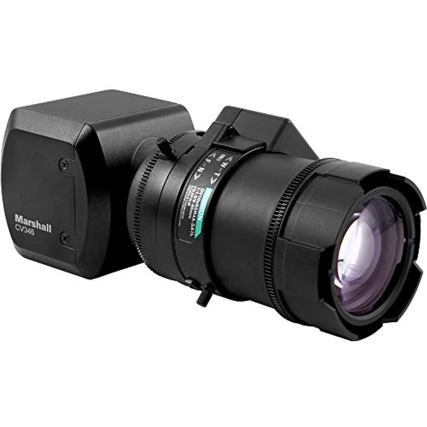 Marshall Electronics CV346 Compact Full HD Camera with CS/C Lens Mount, 1920x1080p at 60 fps, 3G/HD-SDI &amp; HDMI Output