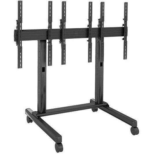 Chief LVM3X1UP Fusion Portrait Video Wall Cart, 3" x 1" Size