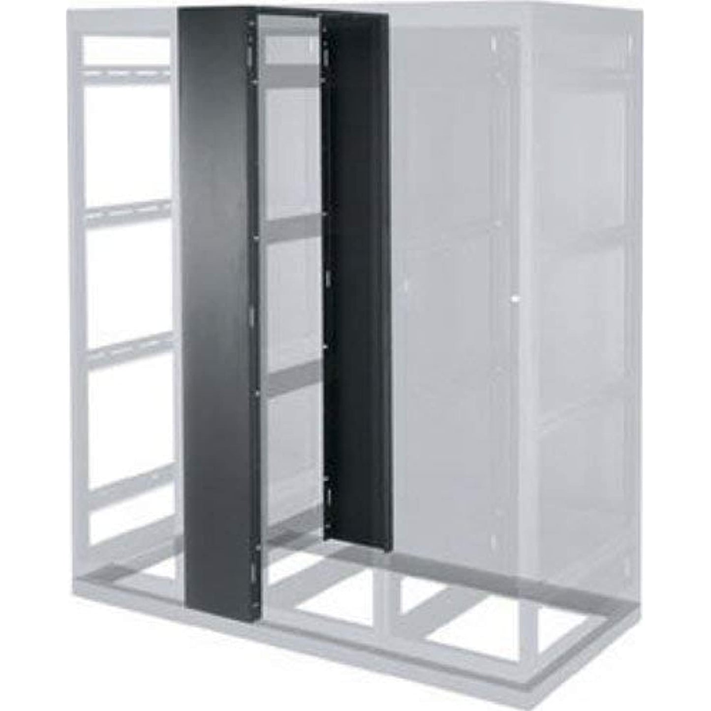 Middle Atlantic Cable Chase - Black Powder Coat - 37U