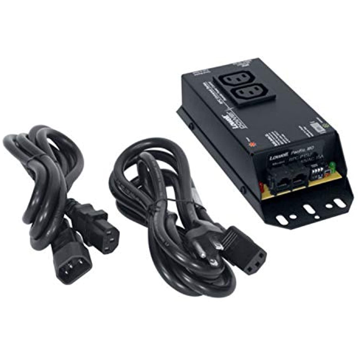 Lowell RPC-P15U Pass-Through Remote Power Control, 15A, C-13 Duplex Outlet, Cord