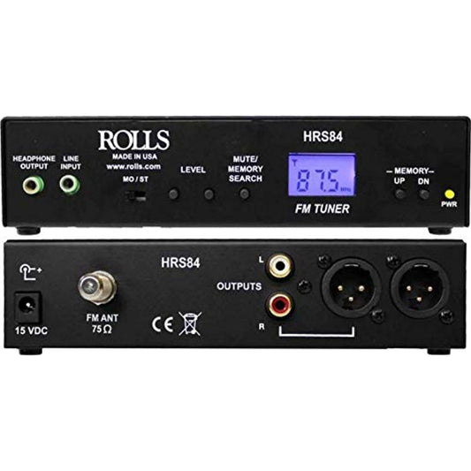 ROLLS Digital FM Tuner with XLR's
