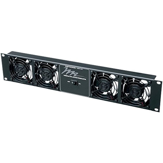 Middle Atlantic Products Ultra Quiet Fan Panel with Thermostatic Control UQFP-4-RT