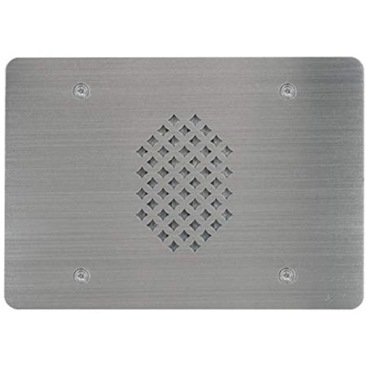 Lowell VRI-3G-45 Vandal-Resistant Intercom Station, 3-Gang, SS, 45 Ohm