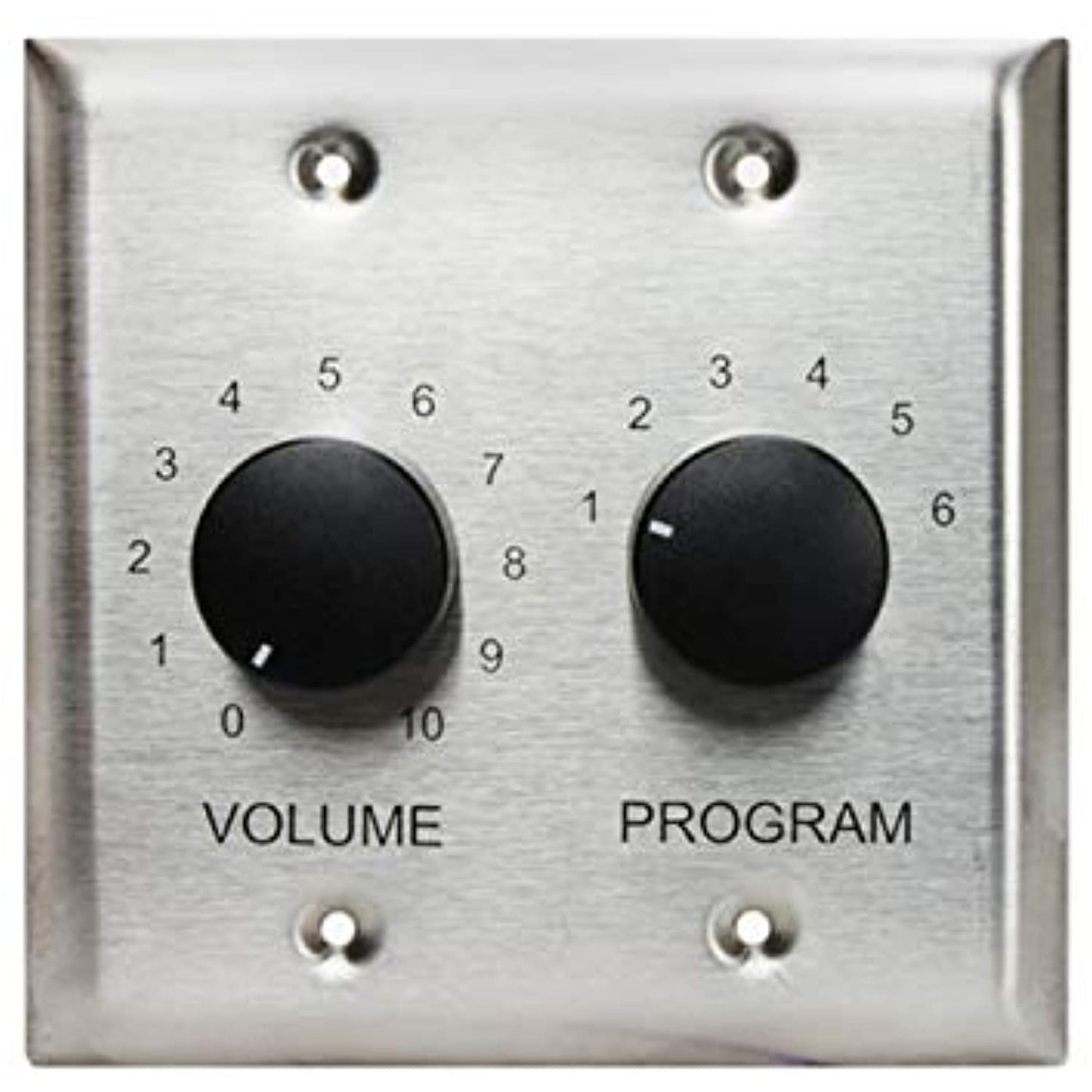 Lowell CS650-SS 6-Source Program Selector Switch with Volume Control, Single Unit