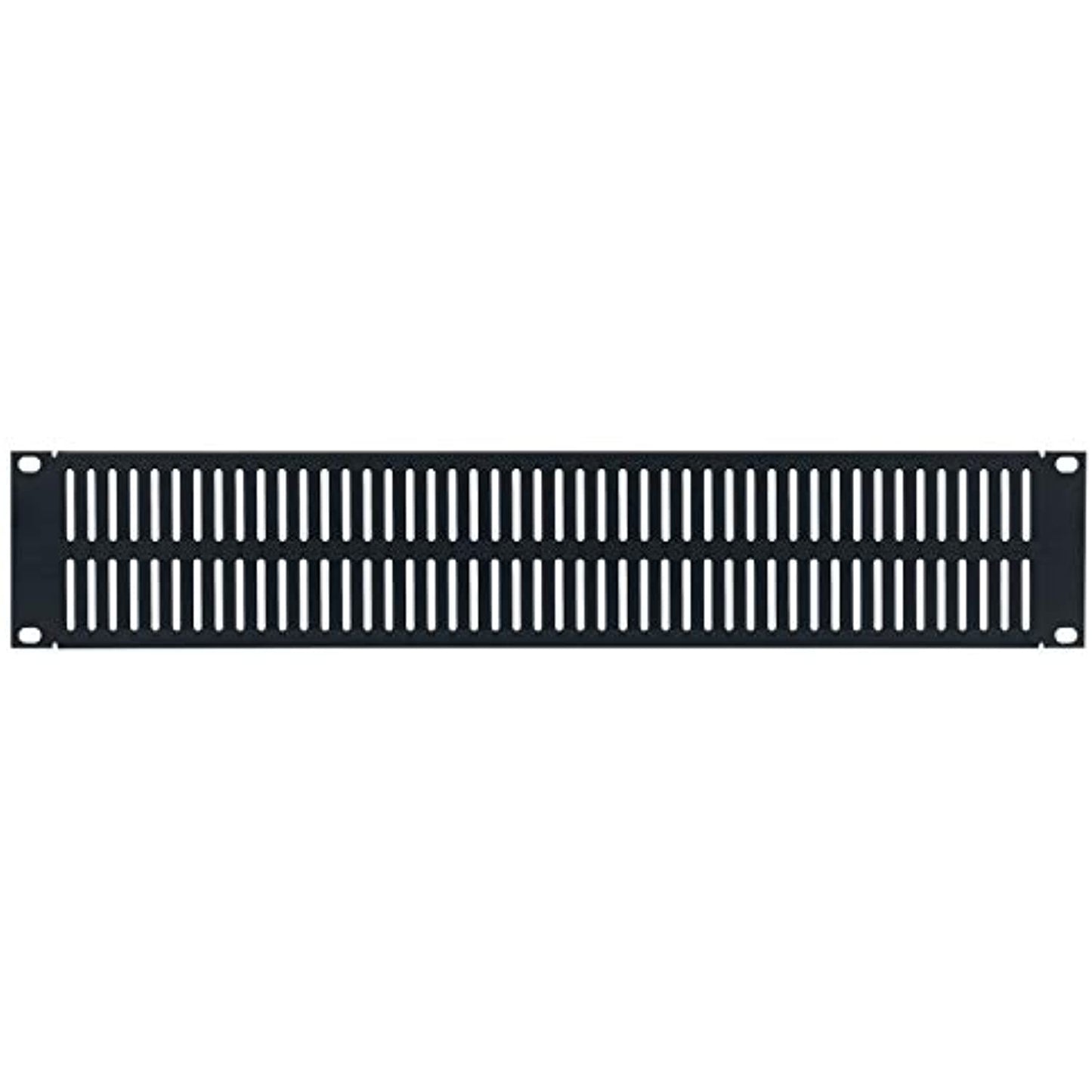 Lowell AVPB-2 2U Aluminum Vent Panel with Flange