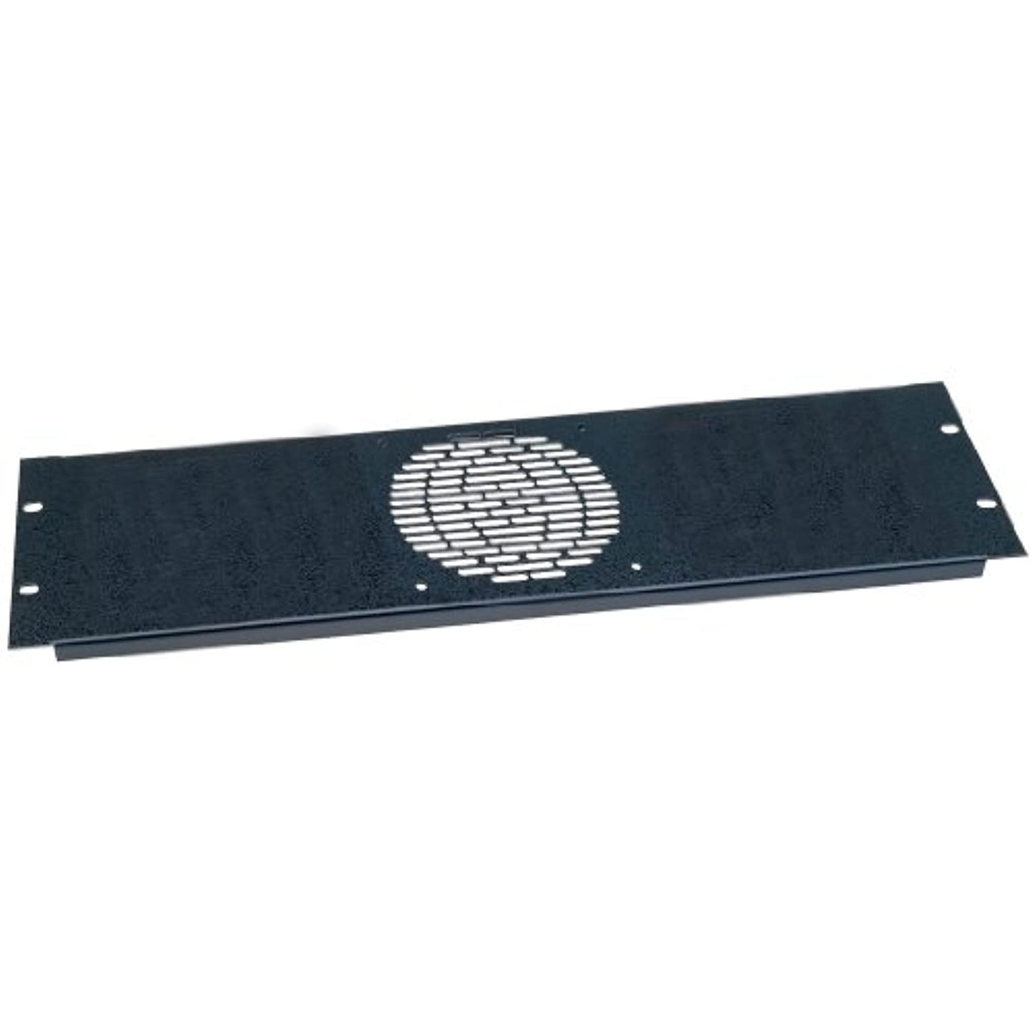 Fan Panel Accommodates: One 4 1/2" Fan, Finish: Black Brushed Anodized