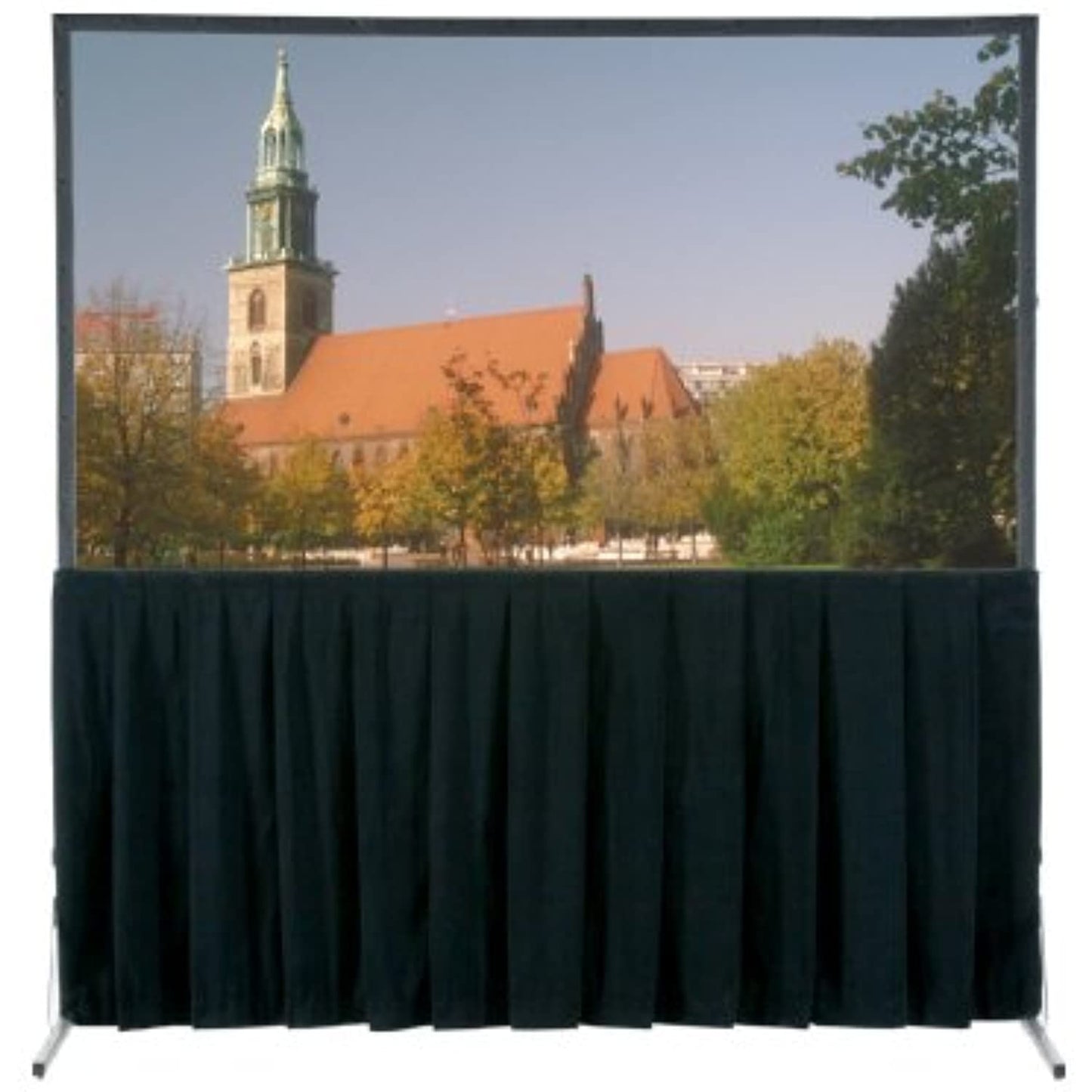 Dalite-36738BU F/F Skirt Drape,10-6X14 Uv Projector Screen or accessory.(DRAPERY ONLY)
