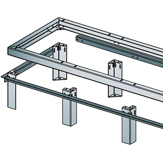 RIB Series Raised Floor Riser Feet Number of Bays: 5