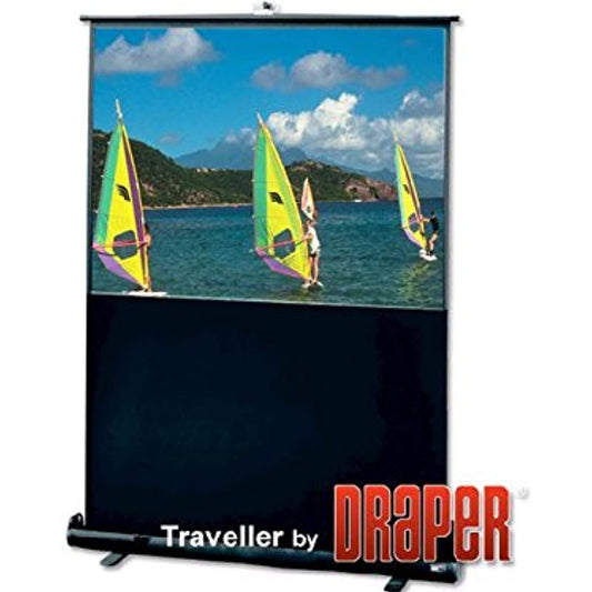 Traveller Matte White Portable Projection Screen Viewing Area: 92" Diagonal