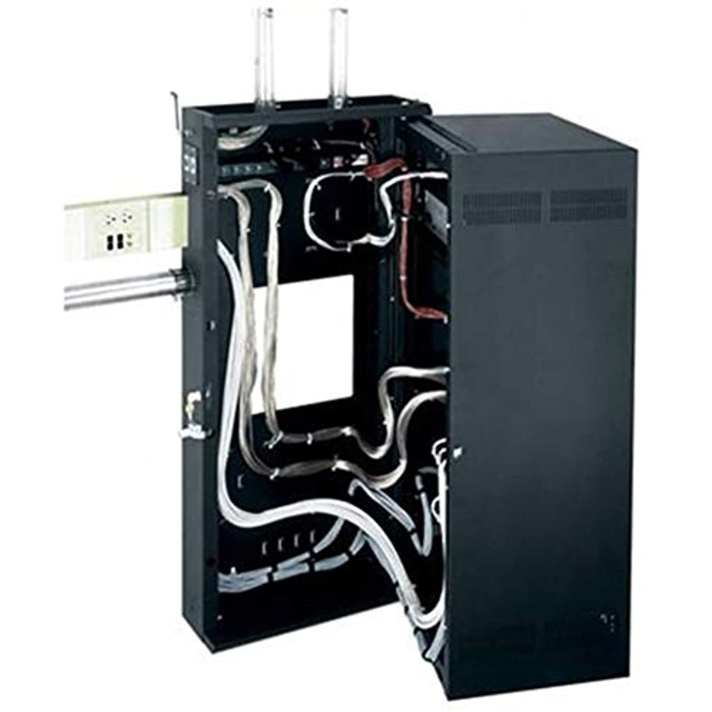 Middle Atlantic DWR Series Space Sectional Wall Rack Finish: Black, Rack Spaces: 10U Spaces, Depth: 15"