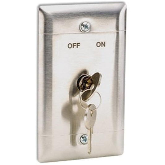 Draper 121032 KS-1/SS-1R Single Station Rocker Switch and Power Supply Key Switch Kit