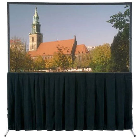 Da-Lite School Office Projector Accessories Ultra Velour Fast-Fold Deluxe Skirt Drapery 77" x 120"