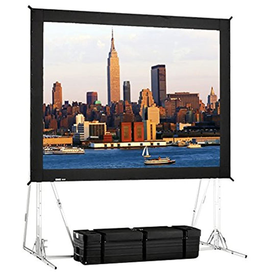 Black 156" H x 268" W Portable Projection Screen