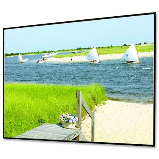 Clarion Matt White Fixed Frame Projection Screen Viewing Area: 10-Feet diagonal