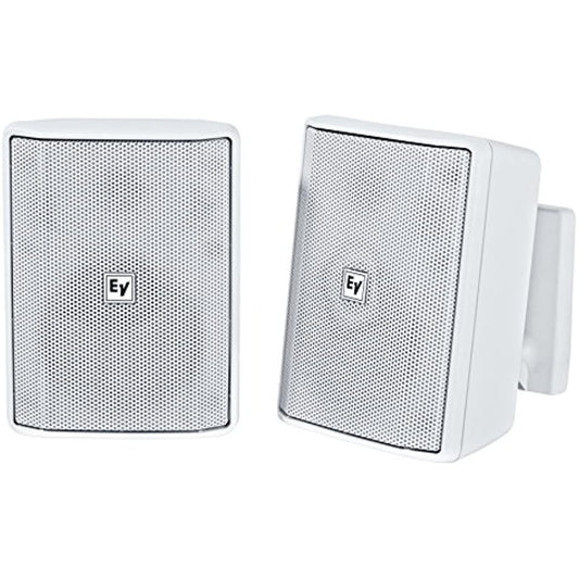 Electro-Voice EVID-S5.2W 300W 5 inch Weather-resistant Wall-mount Speaker (Pair) - White