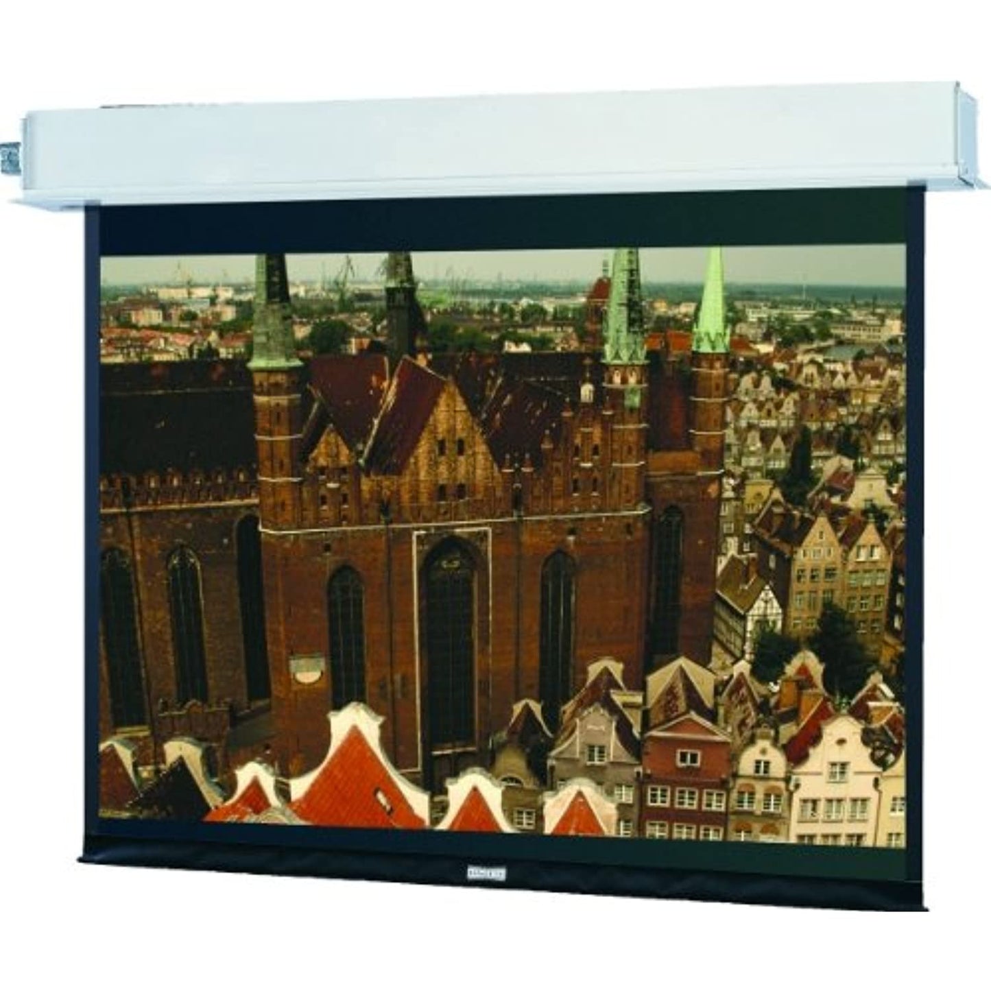 92618 Advantage Electrol Motorized Front Projection Screen - 58 x 104"