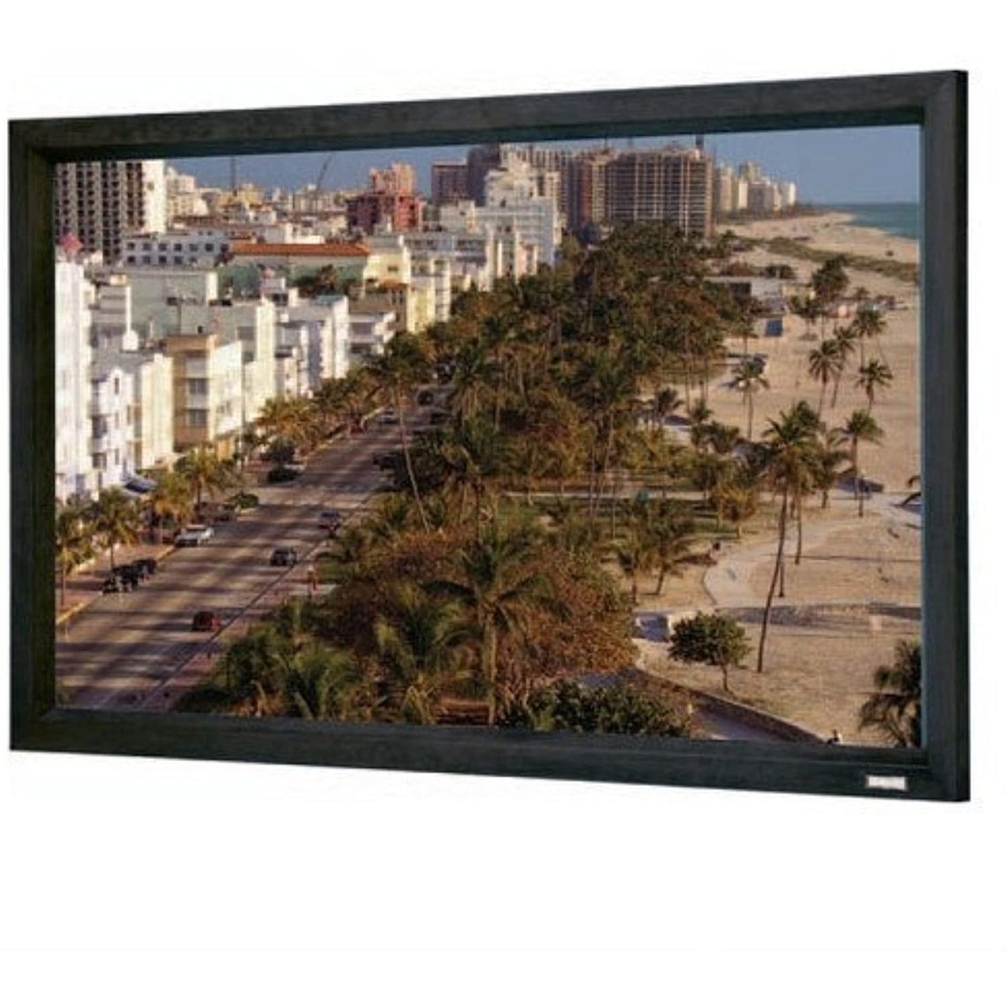 Cinema Contour Matte White Fixed Frame Projection Screen Viewing Area: 40.5" H x 72" W
