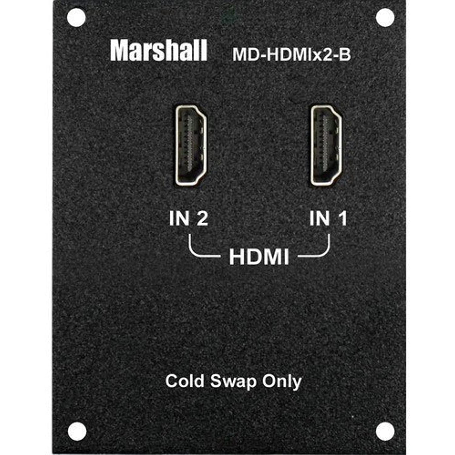 Marshall Electronics MD-HDIx2-B HDMI/Two Channel Input Module for MD Series Monitors (Black)