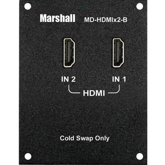 Marshall Electronics MD-HDIx2-B HDMI/Two Channel Input Module for MD Series Monitors (Black)