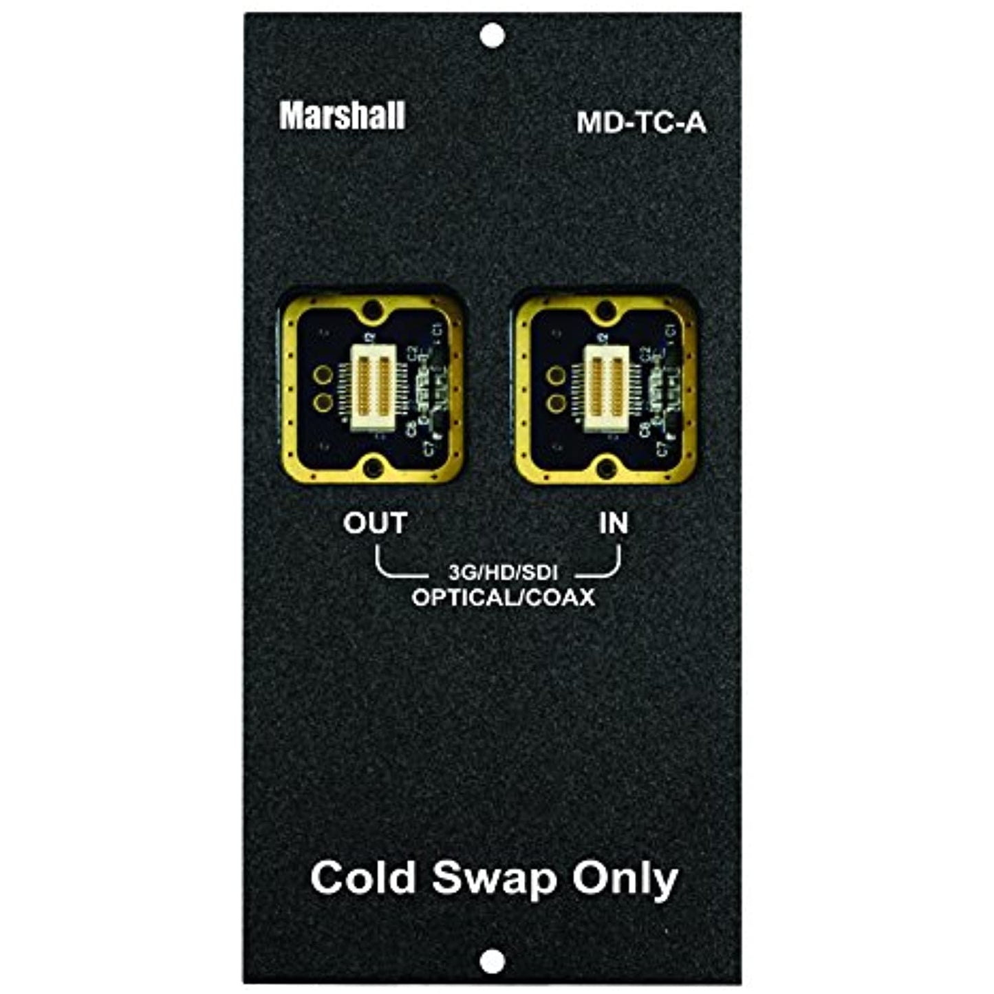 Marshall Electronics MD-TC-A Telecube Input/Output Base Module for Large MD Series Monitors (Black)